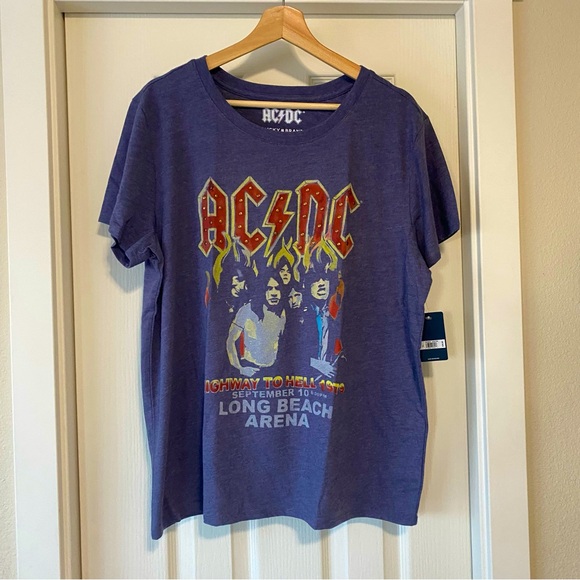 Lucky Brand Tops - Lucky Brand AC/DC Highway to Hell concert tshirt, women’s size XL